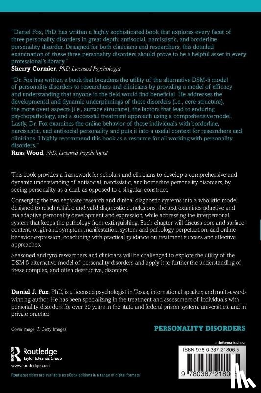 Fox, Daniel J. - Antisocial, Narcissistic, and Borderline Personality Disorders