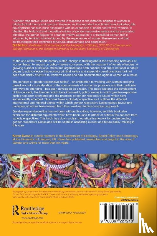 Evans, Karen (University of Liverpool - Gender Responsive Justice