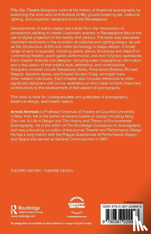Aronson, Arnold - Fifty Key Theatre Designers