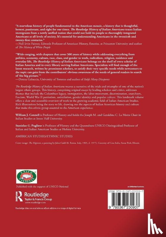  - The Routledge History of Italian Americans