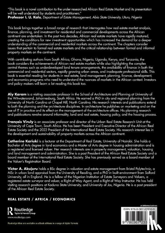  - Understanding African Real Estate Markets