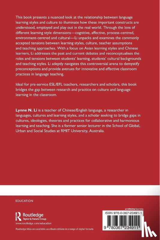 Li, Lynne N. - Cultural Learning Styles in Language Education