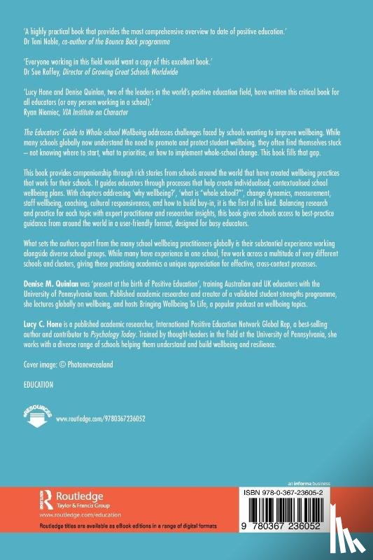 Quinlan, Denise M., Hone, Lucy C. - The Educators’ Guide to Whole-school Wellbeing