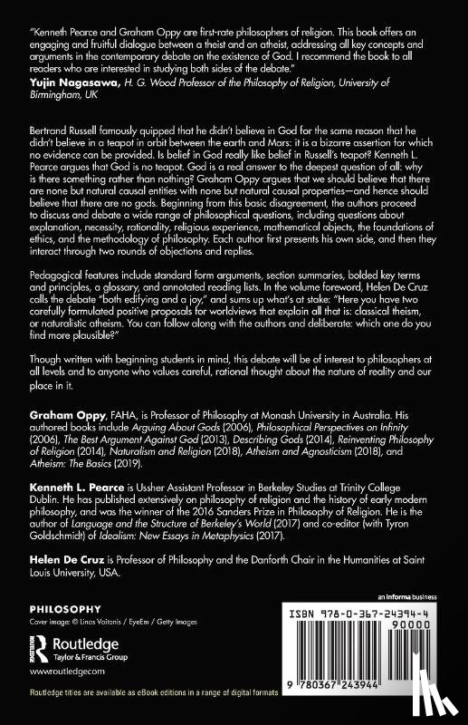 Oppy, Graham (Monash University, Pearce, Kenneth L. (Trinity College Dublin - Is There a God?