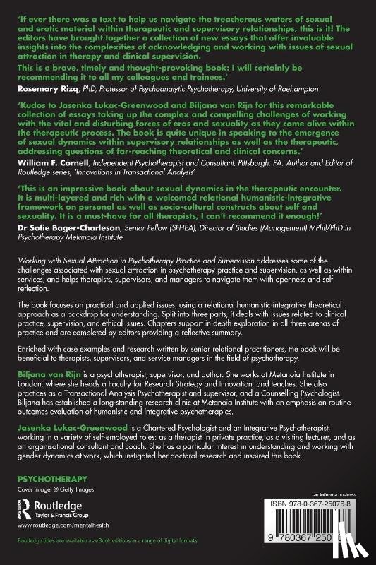  - Working with Sexual Attraction in Psychotherapy Practice and Supervision