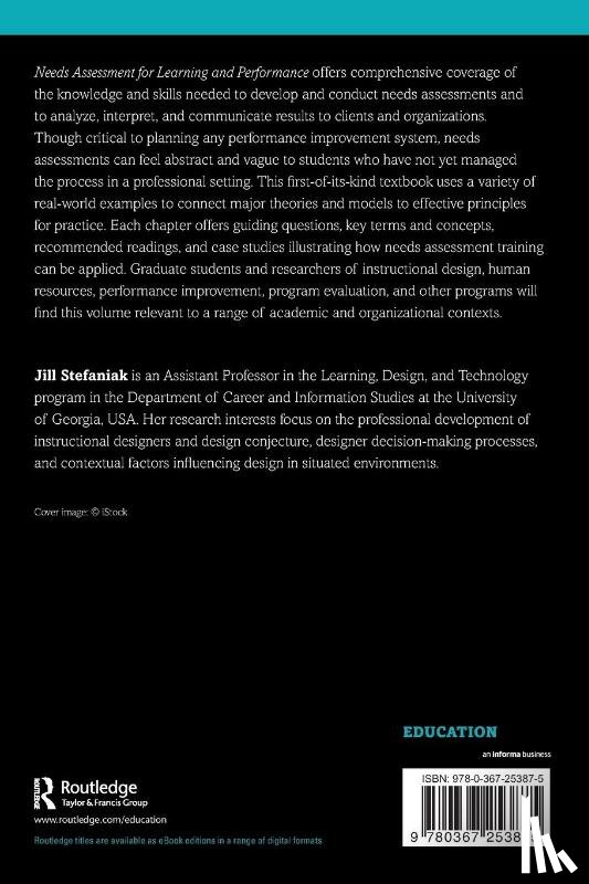 Stefaniak, Jill E. - Needs Assessment for Learning and Performance