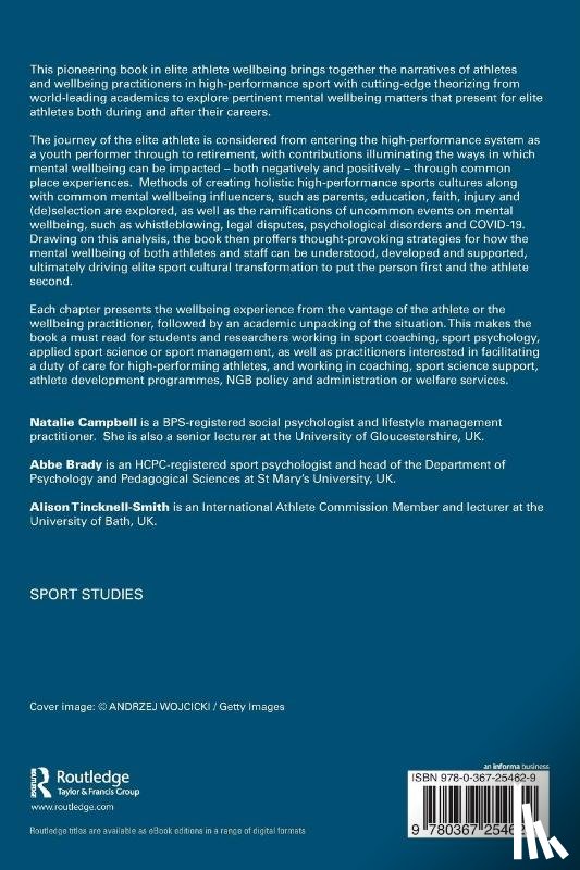  - Developing and Supporting Athlete Wellbeing