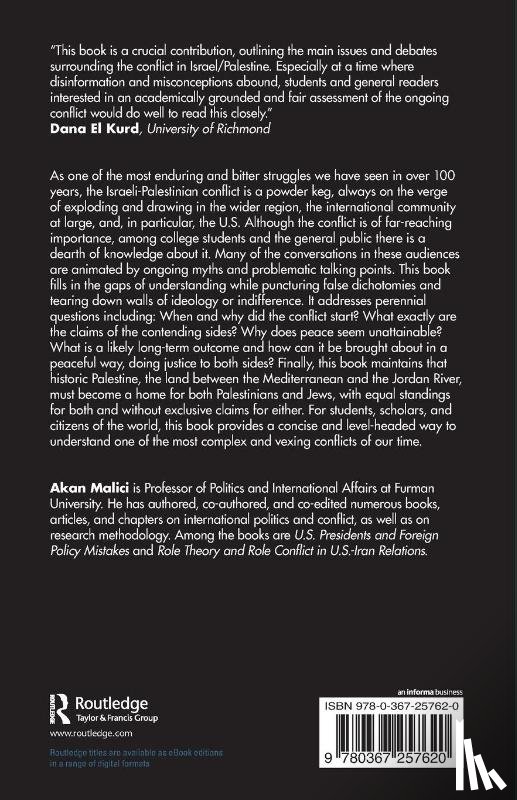 Malici, Akan - An Introduction to the Israeli-Palestinian Conflict