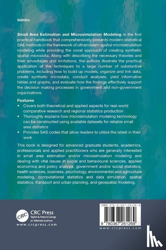 Rahman, Azizur (Charles Sturt University, Harding, Ann (University of Canberra - Small Area Estimation and Microsimulation Modeling