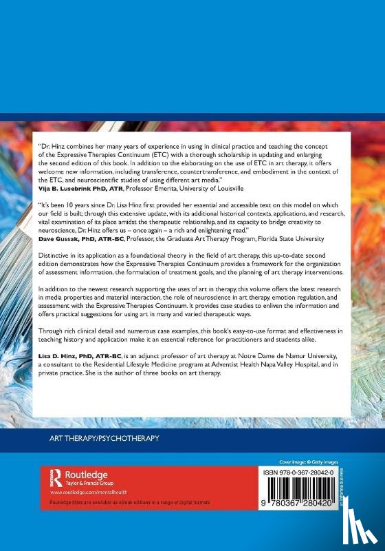 Hinz, Lisa D. (clinical psychiatrist and registered art therapist - Expressive Therapies Continuum