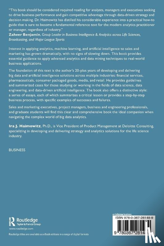Haimowitz, Ira J. - Data Analytics for Business