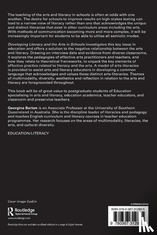 Barton, Georgina (University of Southern Queensland - Developing Literacy and the Arts in Schools