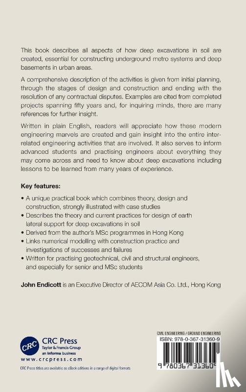 Endicott, John (AECOM - Deep Excavations in Soil