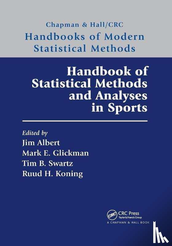  - Handbook of Statistical Methods and Analyses in Sports