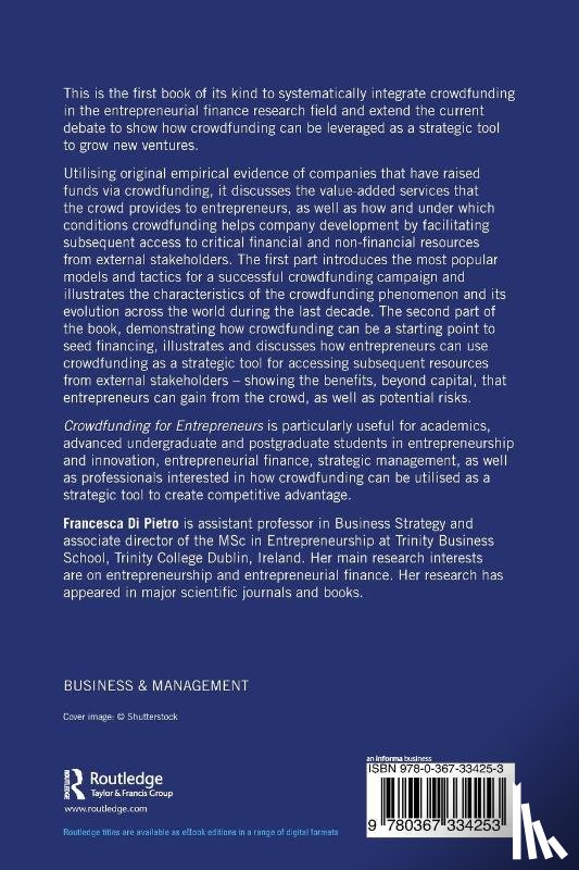 Di Pietro, Francesca (Trinity Business School - Crowdfunding for Entrepreneurs