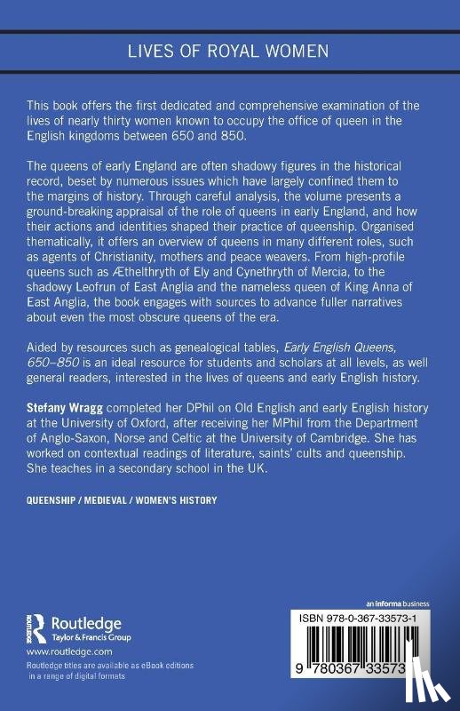 Wragg, Stefany - Early English Queens, 650–850