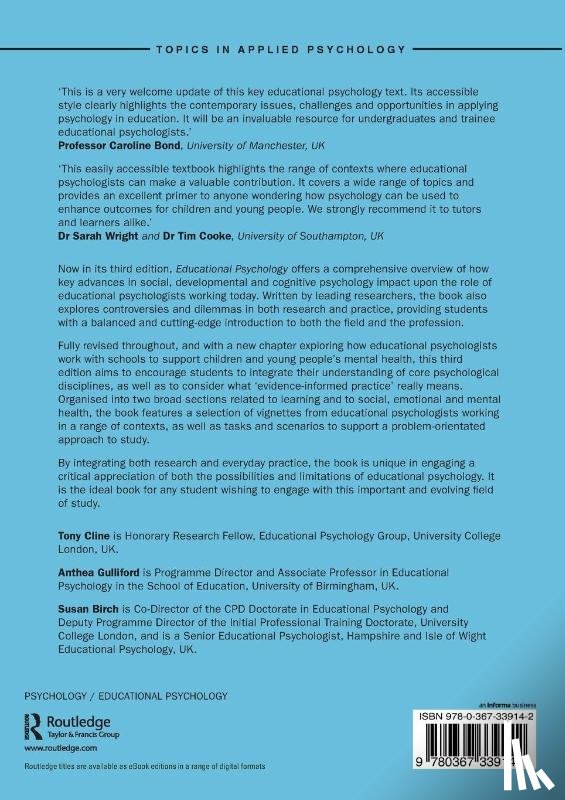  - Educational Psychology