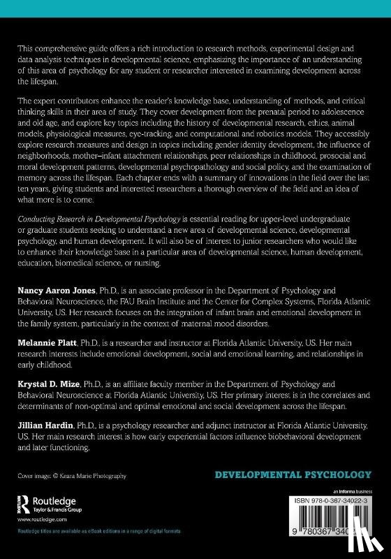  - Conducting Research in Developmental Psychology