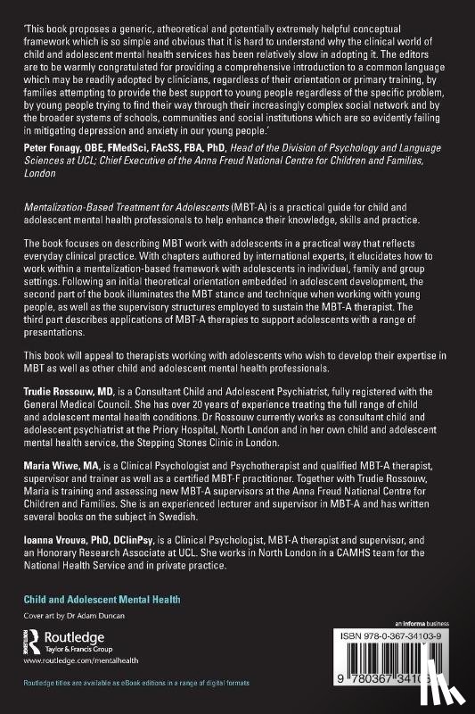  - Mentalization-Based Treatment for Adolescents