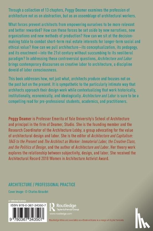 Deamer, Peggy - Architecture and Labor