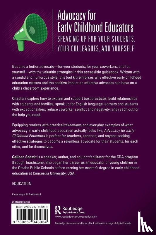 Schmit, Colleen - Advocacy for Early Childhood Educators