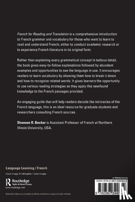 Becker, Shannon R. - French for Reading and Translation