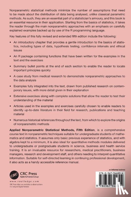 Smeeton, Nigel, Spencer, Neil H., Sprent, Peter (Guy's King & St. Thomas School of Medicine - Applied Nonparametric Statistical Methods