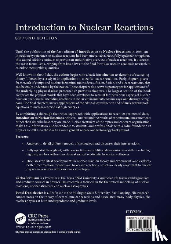 Bertulani, Carlos, Danielewicz, Pawel - Introduction to Nuclear Reactions