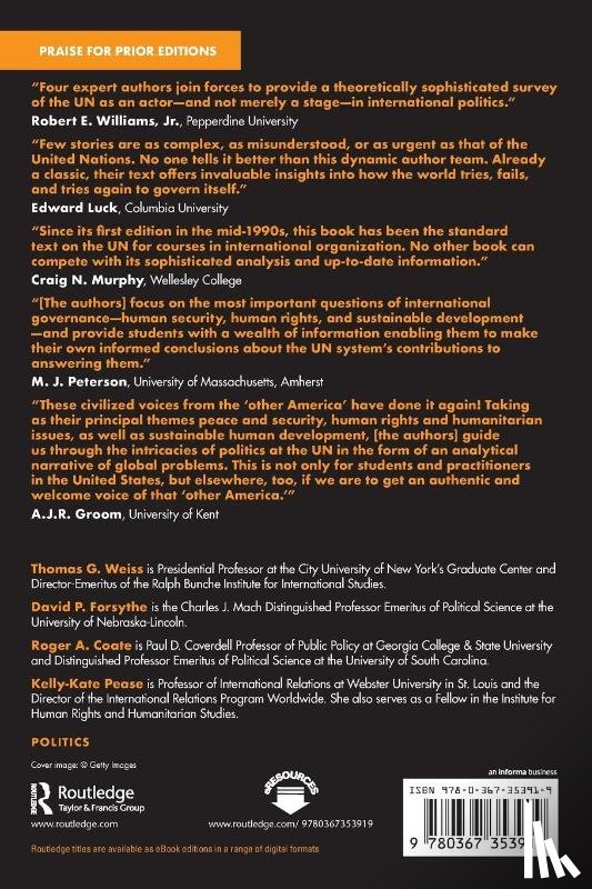 Weiss, Thomas G., Forsythe, David P., Coate, Roger A., Pease, Kelly-Kate - The United Nations and Changing World Politics