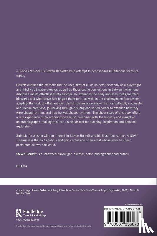 Berkoff, Steven - A World Elsewhere
