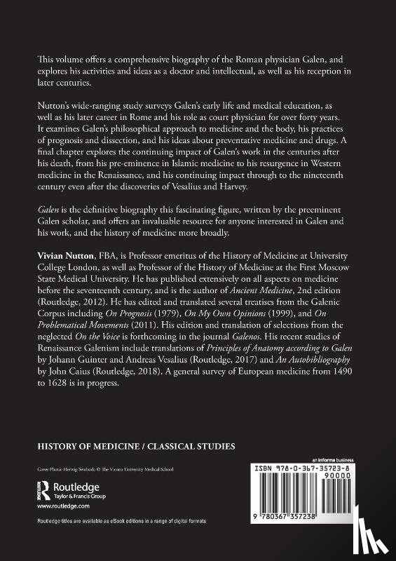 Nutton, Vivian (University College London - Galen