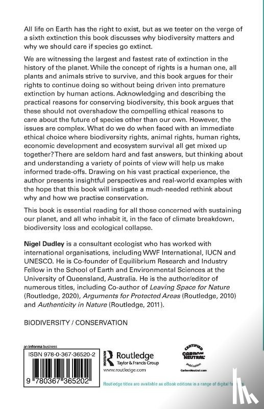 Dudley, Nigel - Why Biodiversity Matters