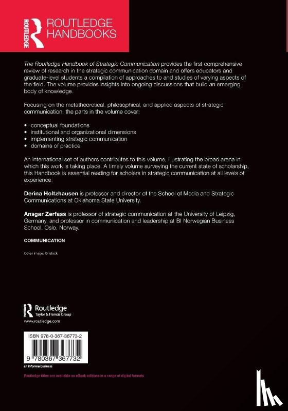 - The Routledge Handbook of Strategic Communication