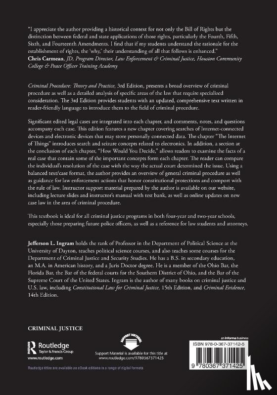 Ingram, Jefferson L. - Criminal Procedure