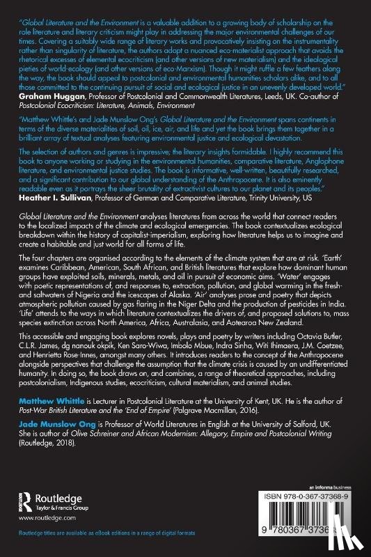 Whittle, Matthew, Ong, Jade Munslow (University of Salford - Global Literature and the Environment