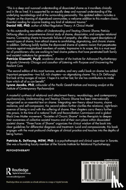 DeYoung, Patricia A. (Private practice - Understanding and Treating Chronic Shame