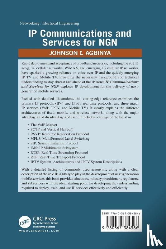 Agbinya, Johnson I - IP Communications and Services for NGN