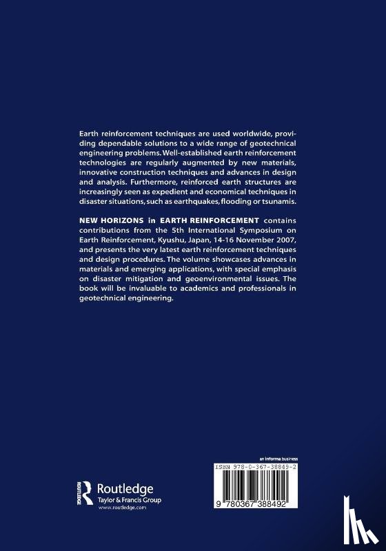  - New Horizons in Earth Reinforcement