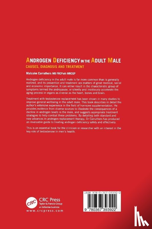 Carruthers, Malcolm - Androgen Deficiency in The Adult Male
