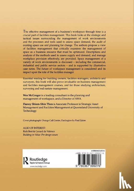 McGregor, Wes - Facilities Management and the Business of Space