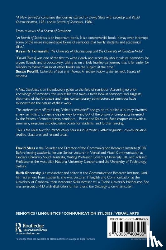 Sless, David, Shrensky, Ruth - A New Semiotics