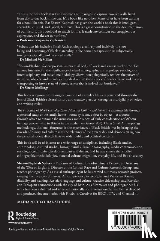Sobers, Shawn-Naphtali - Black Everyday Lives, Material Culture and Narrative