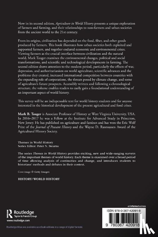 Tauger, Mark B. (West Virginia University - Agriculture in World History