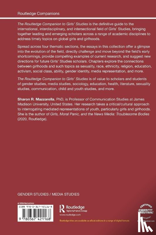  - The Routledge Companion to Girls' Studies