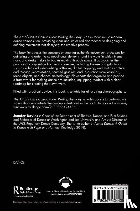 Davies, Jenefer - The Art of Dance Composition