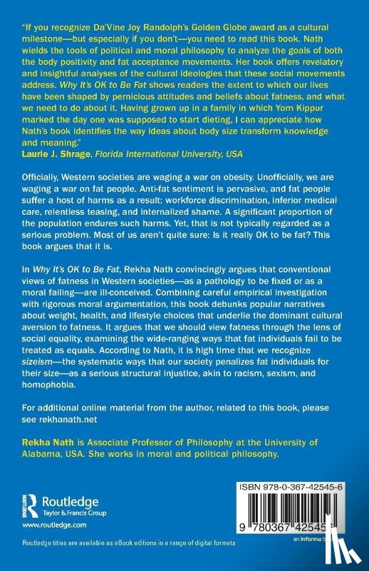 Nath, Rekha (University of Alabama - Why It’s OK to Be Fat