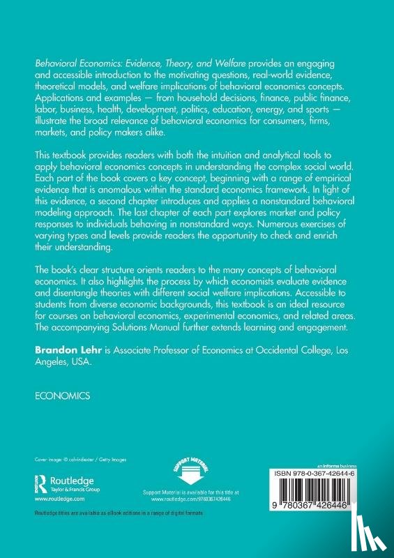 Lehr, Brandon - Behavioral Economics
