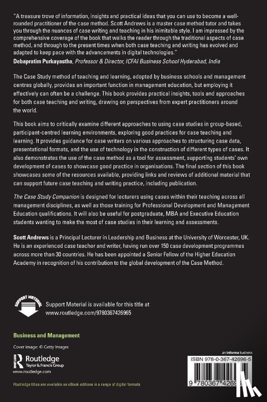 Andrews, Scott (University of Worcester - The Case Study Companion