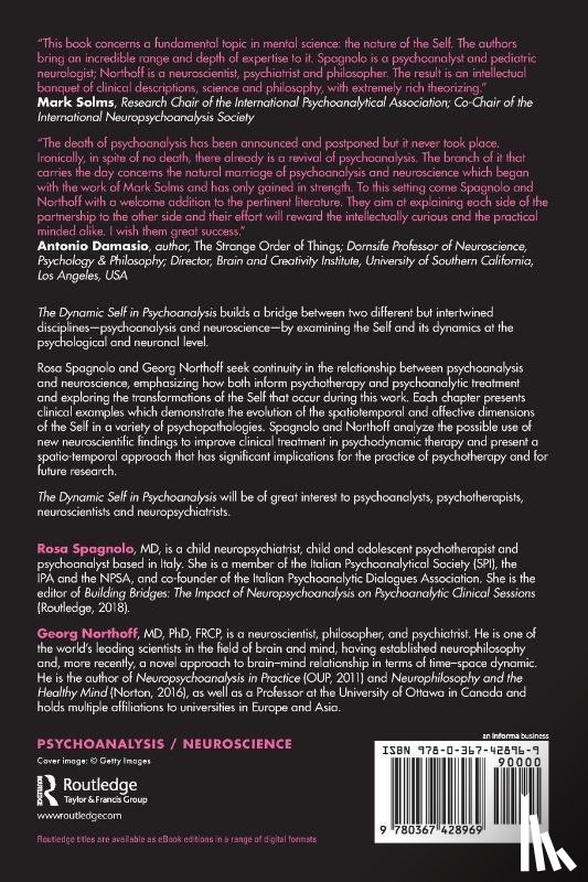 Spagnolo, Rosa, Northoff, Georg (University of Ottowa - The Dynamic Self in Psychoanalysis