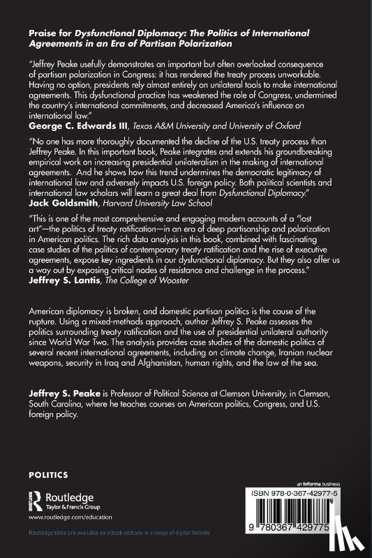 Peake, Jeffrey S. - Dysfunctional Diplomacy